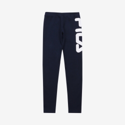 Fila Winter Big Linear - Naisten Leggingsit - Laivastonsininen | FI-36906